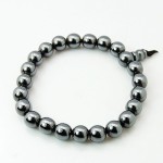 Hematite Buddha 8mm Ball Bracelet 52mm (Non-Magnetic)